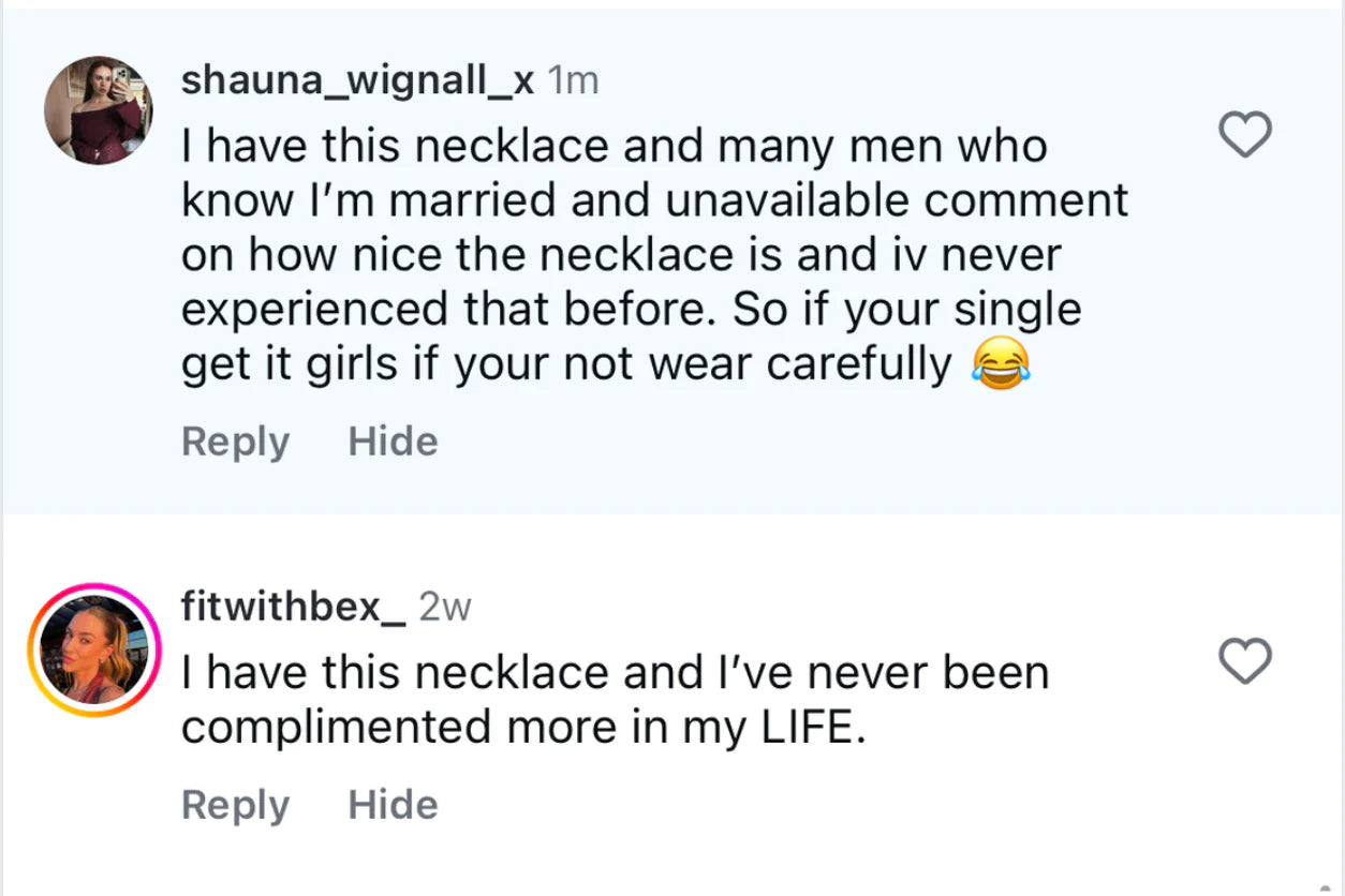 Customer comment