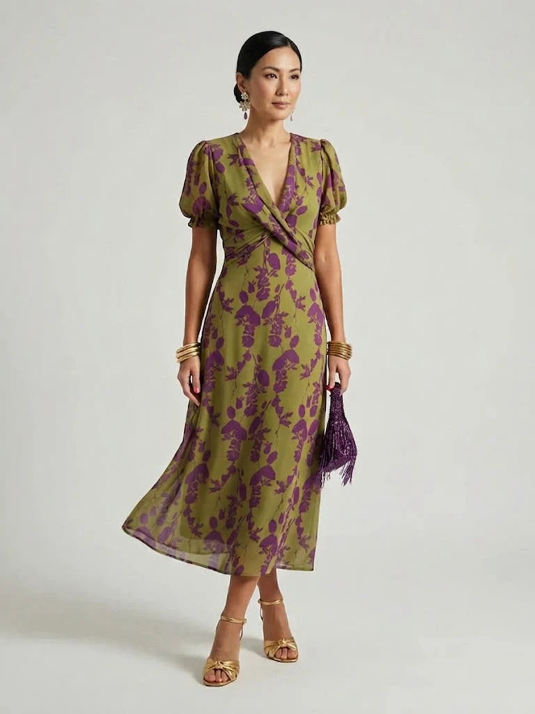 Virel | Relaxed Floral Midi Dress