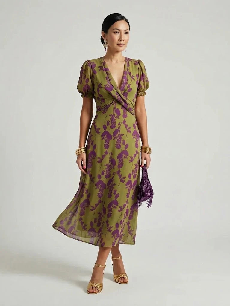 Virel | Relaxed Floral Midi Dress