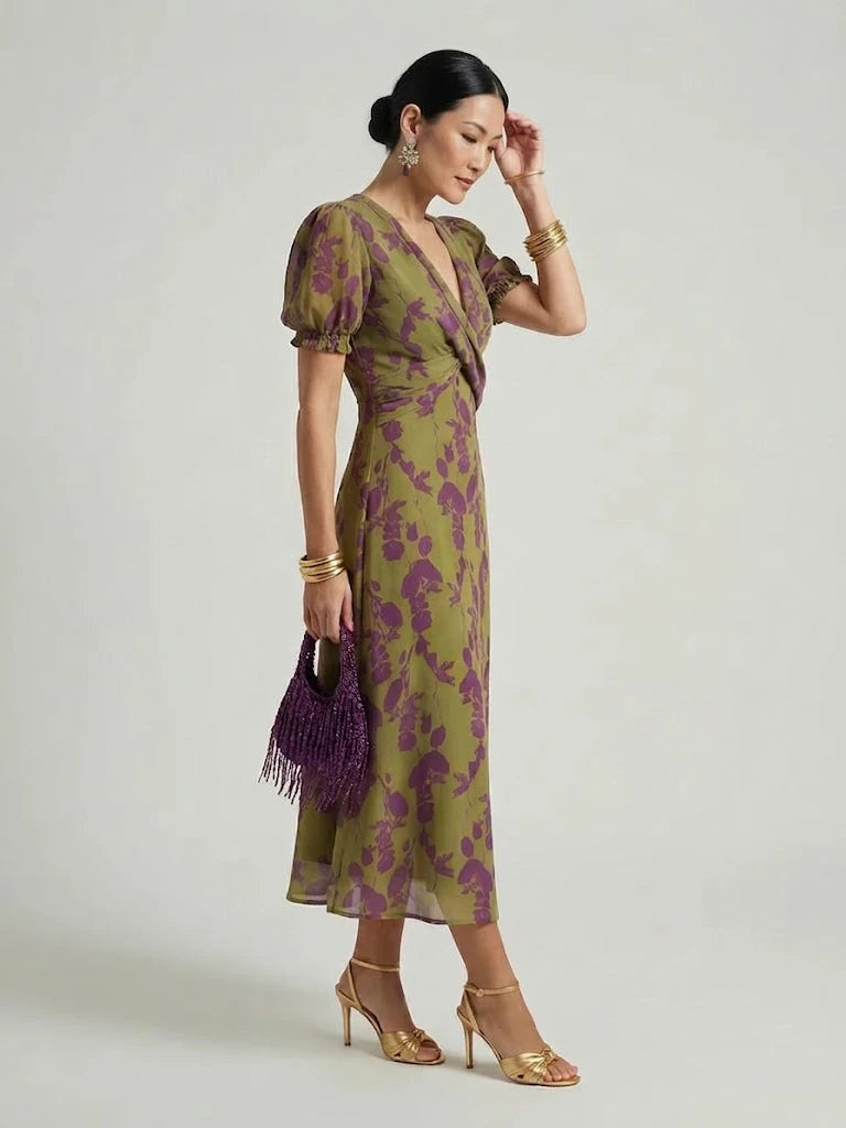 Virel | Relaxed Floral Midi Dress