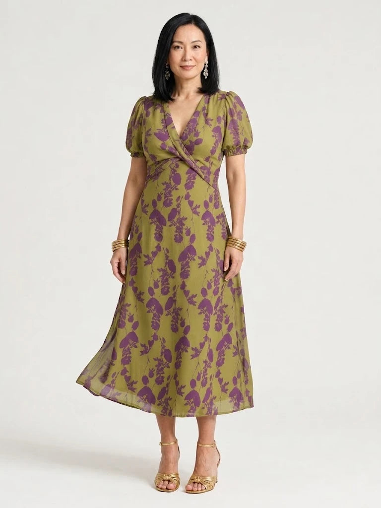 Virel | Relaxed Floral Midi Dress