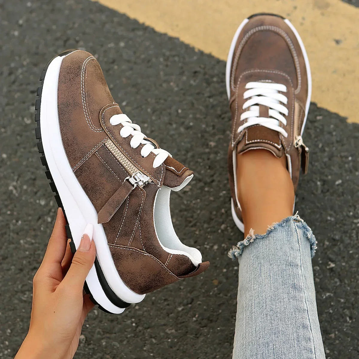 Shirley | Cushioned Comfort Sneakers