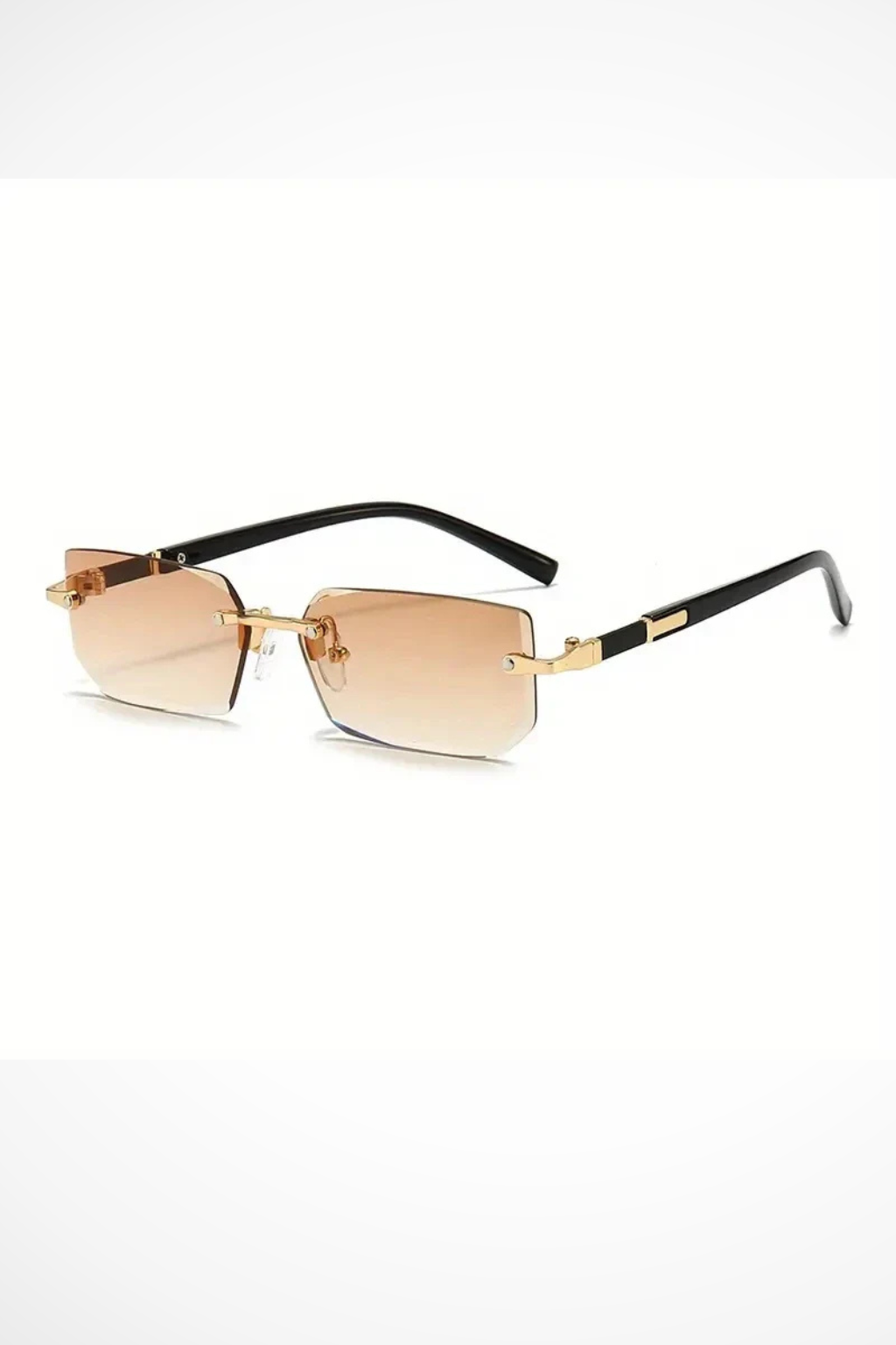 Aliza | Rimless Rectangle Sunglasses