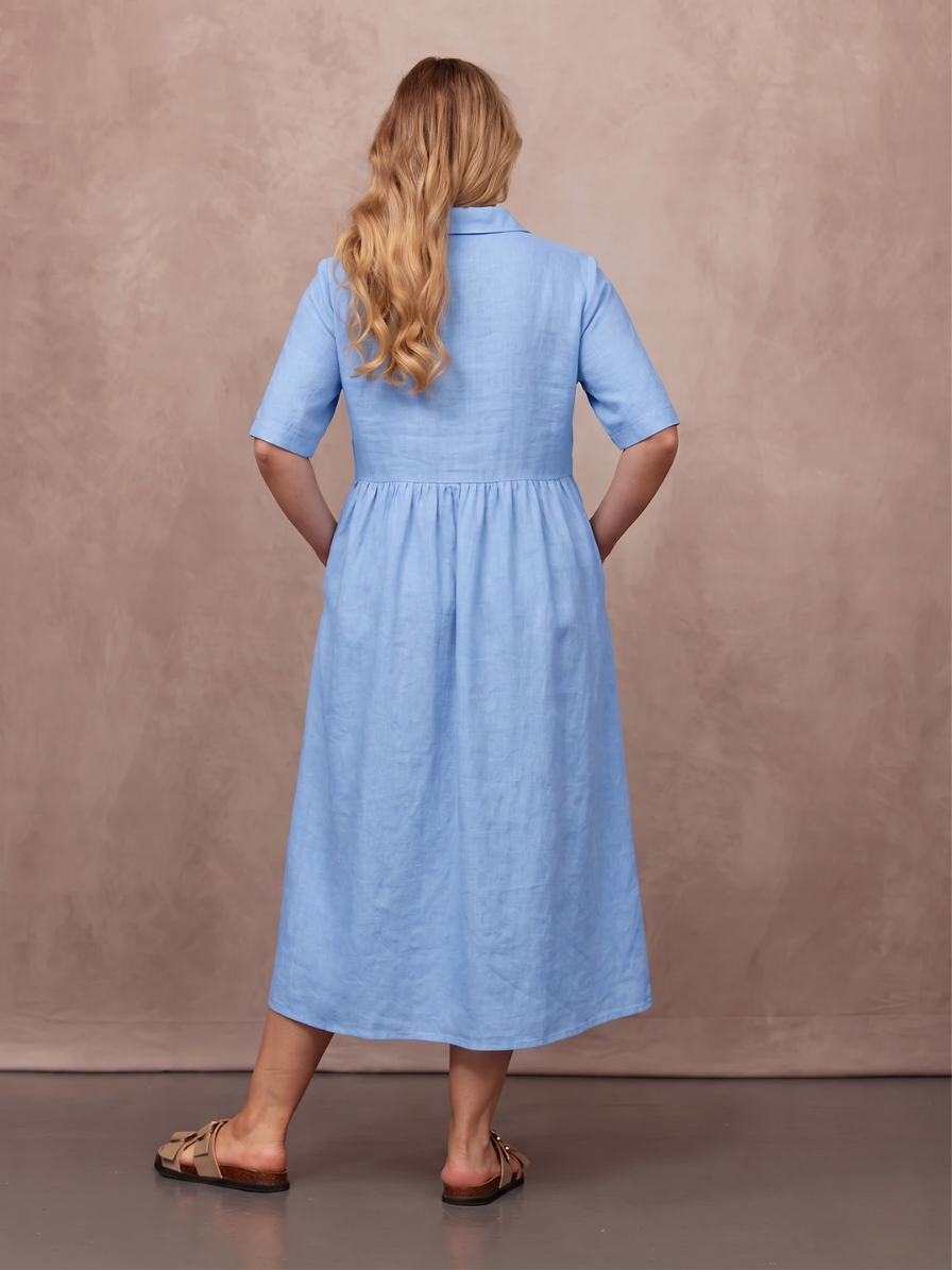 Rhiona Linen Shirt Dress
