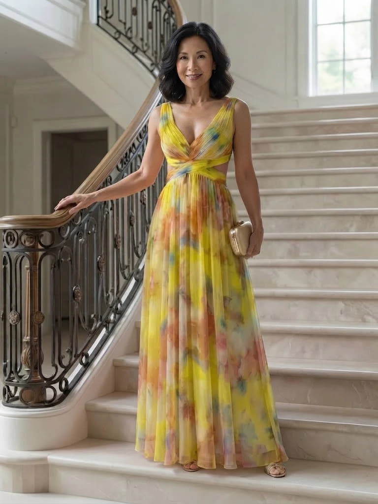 Isel | Soft Wrap Maxi Dress