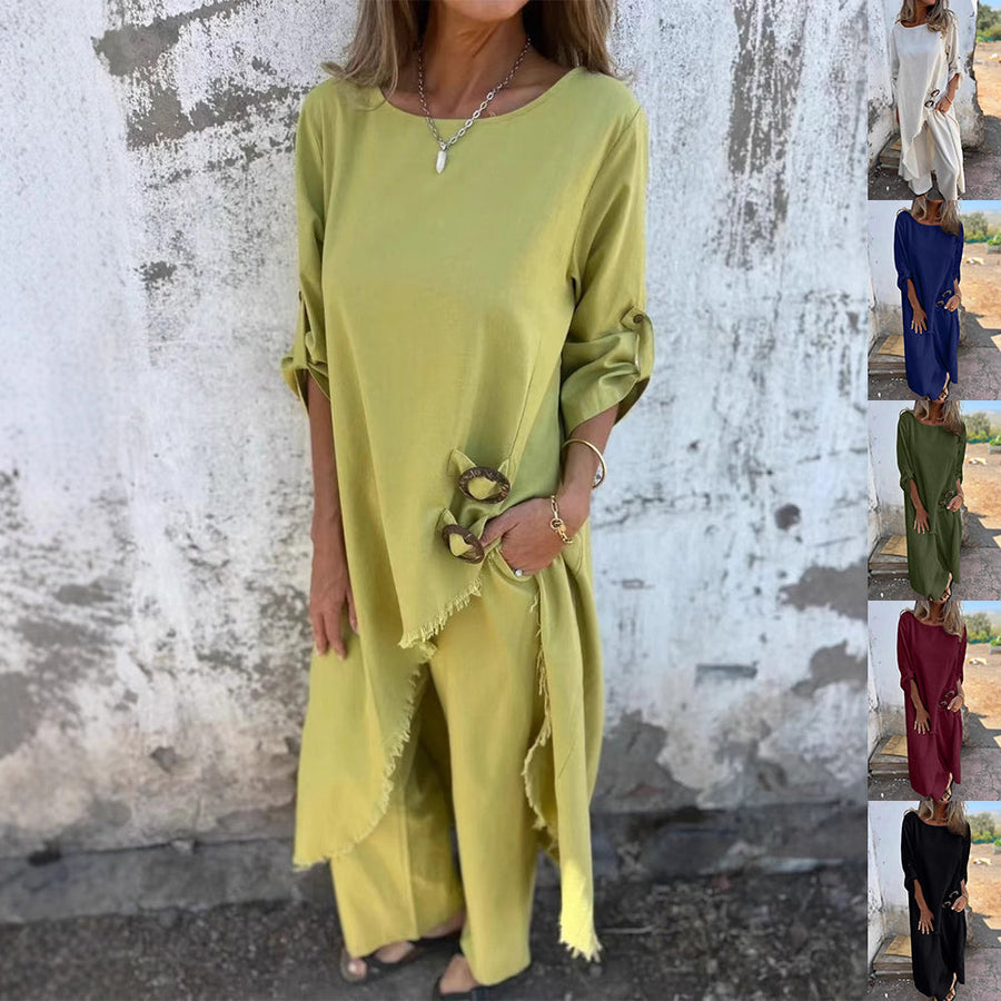 Isabelle | Relaxed Linen Blend Set