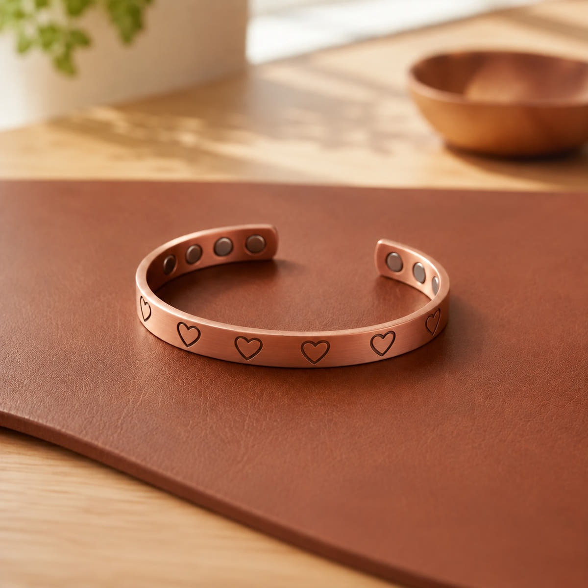 Eyelet Copper Bracelet