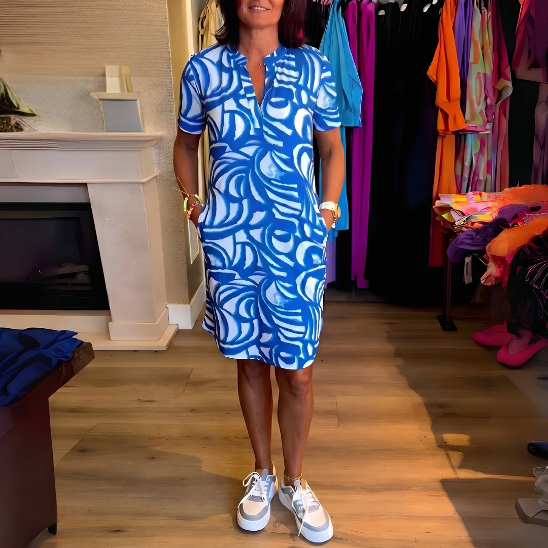 Marije – Dress with Short Sleeves