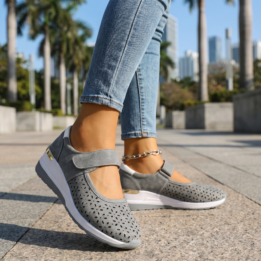Lena | Comfort Strap Sneakers