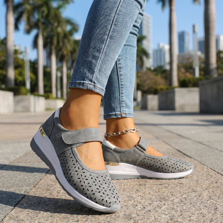 Lena | Comfort Strap Sneakers