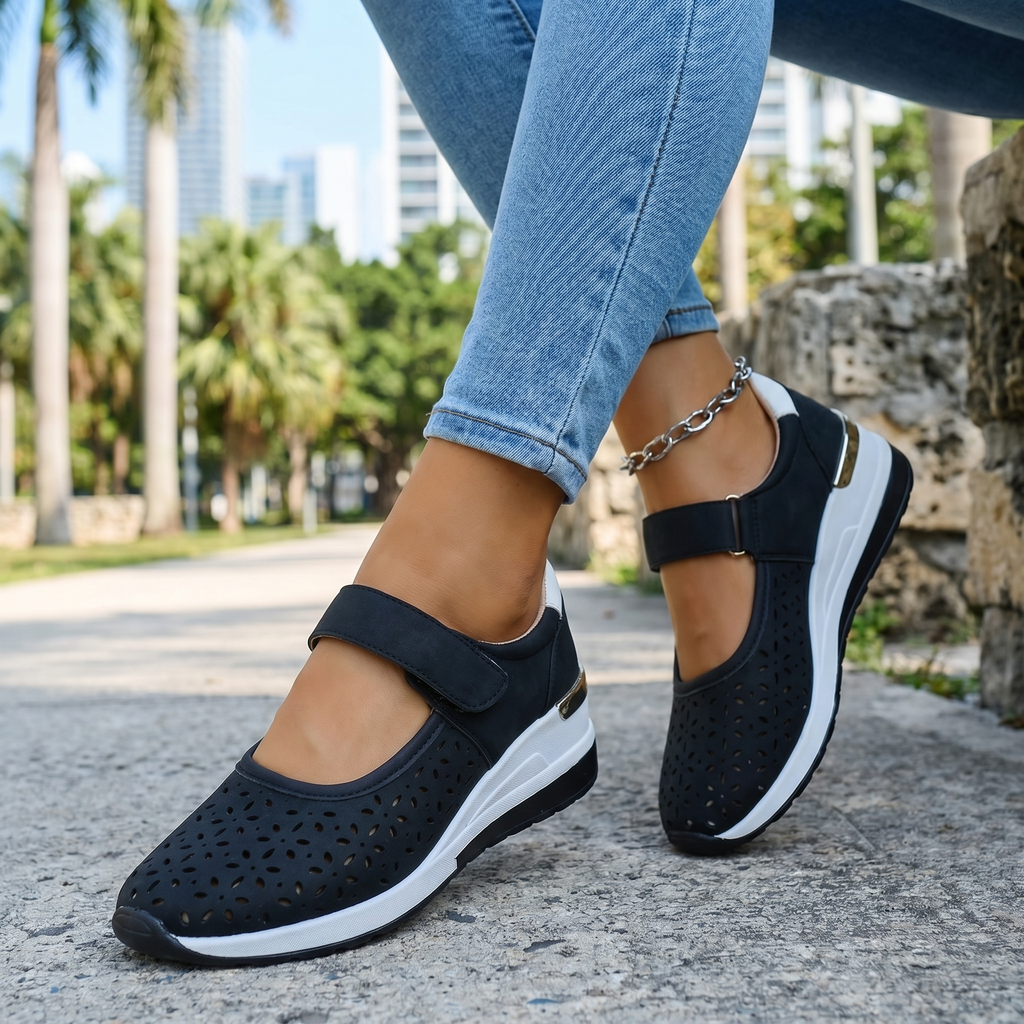 Lena | Comfort Strap Sneakers
