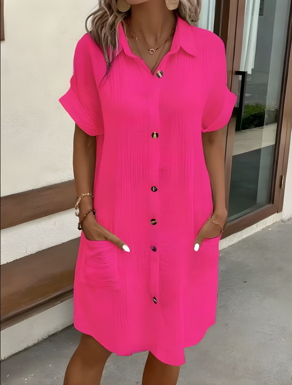 Mila | Casual Shirt Dress