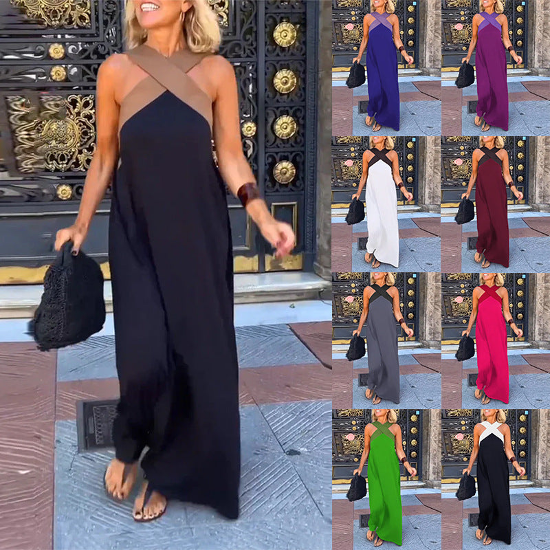 DELPHINE | DRESS WITH CROSSED CUT