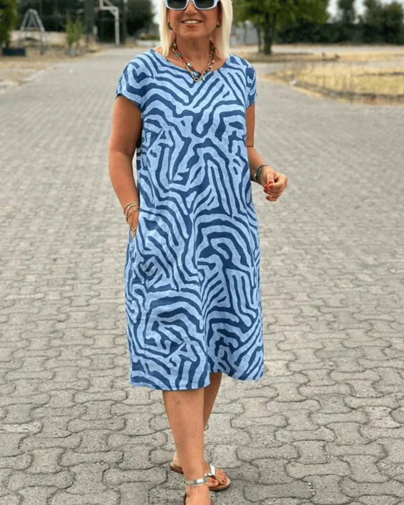 Avanille | round neck dress