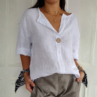 Zamma | Loose-fitting Elegant Blouse