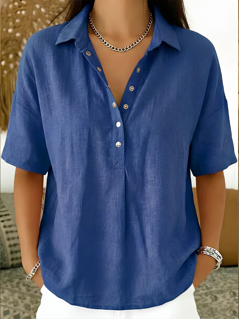 Willow | Blouse with Collar and Button