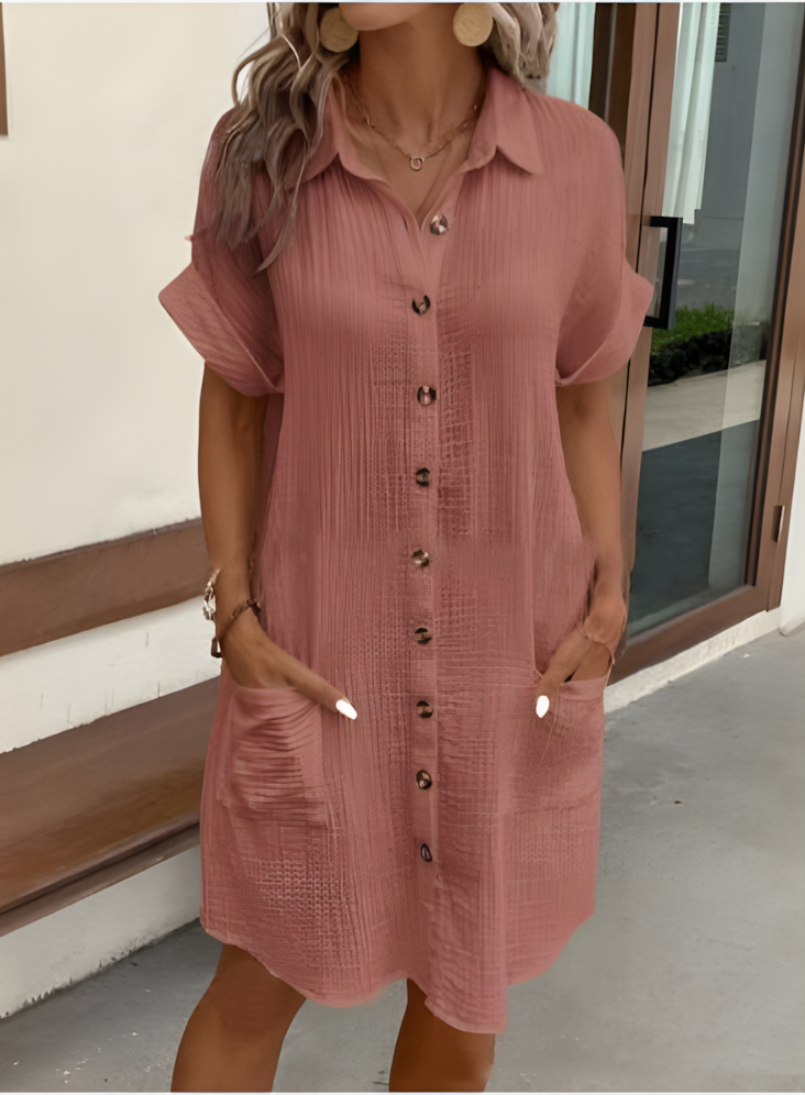 Mila | Casual Shirt Dress