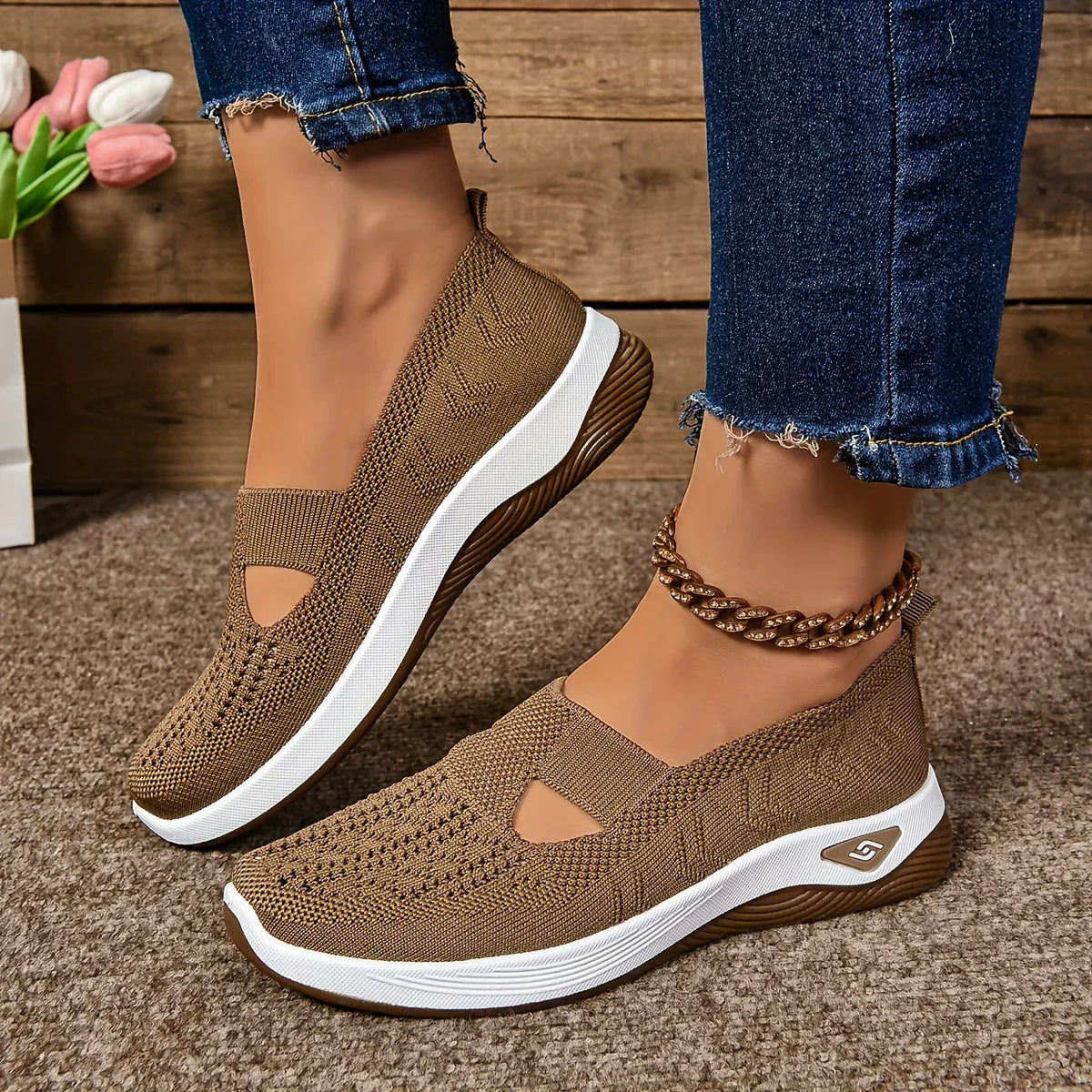 Sense - Orthopedic Casual Breathable Slip-on Trainers