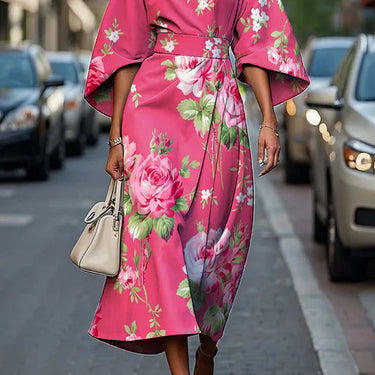 ROBIN | ELEGANT FLORAL DRESS