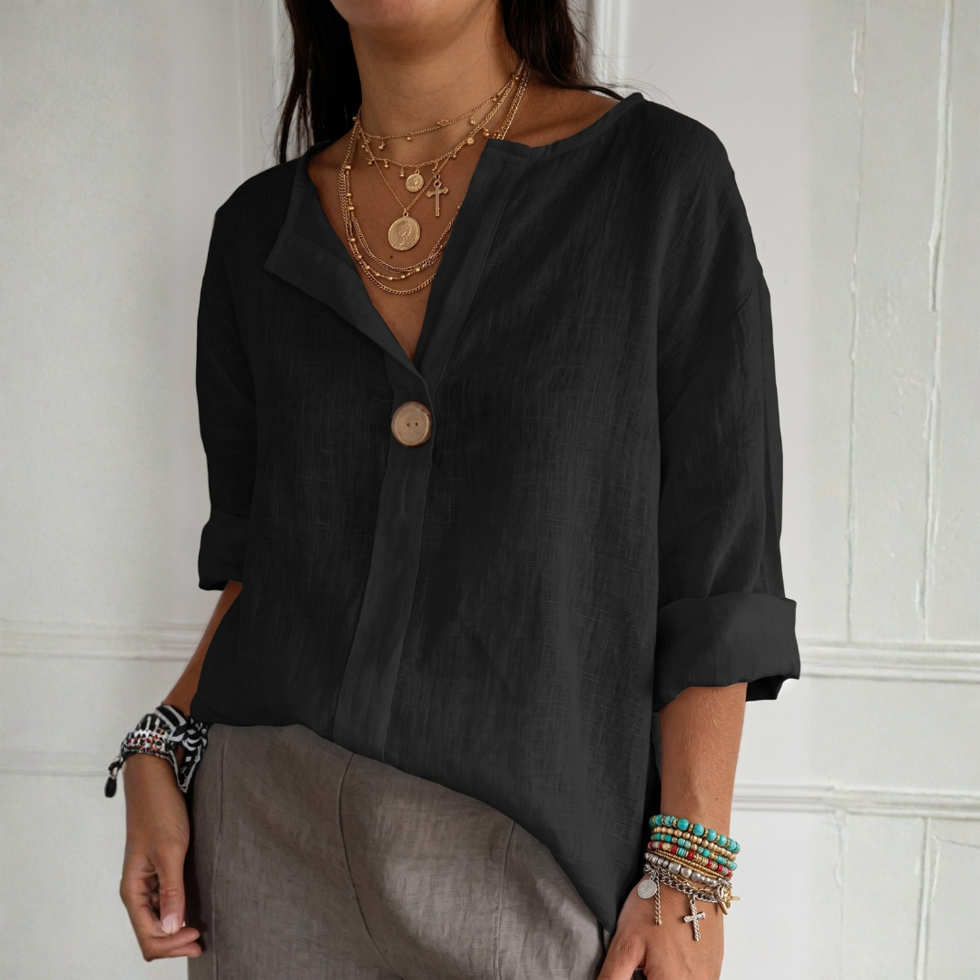 Zamma | Loose-fitting Elegant Blouse