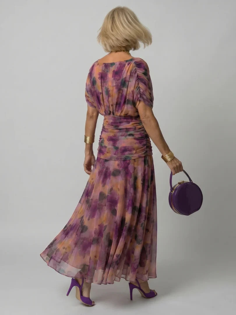 Calen | Off Shoulder Flow Midi Dress
