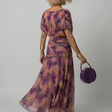 Calen | Off Shoulder Flow Midi Dress