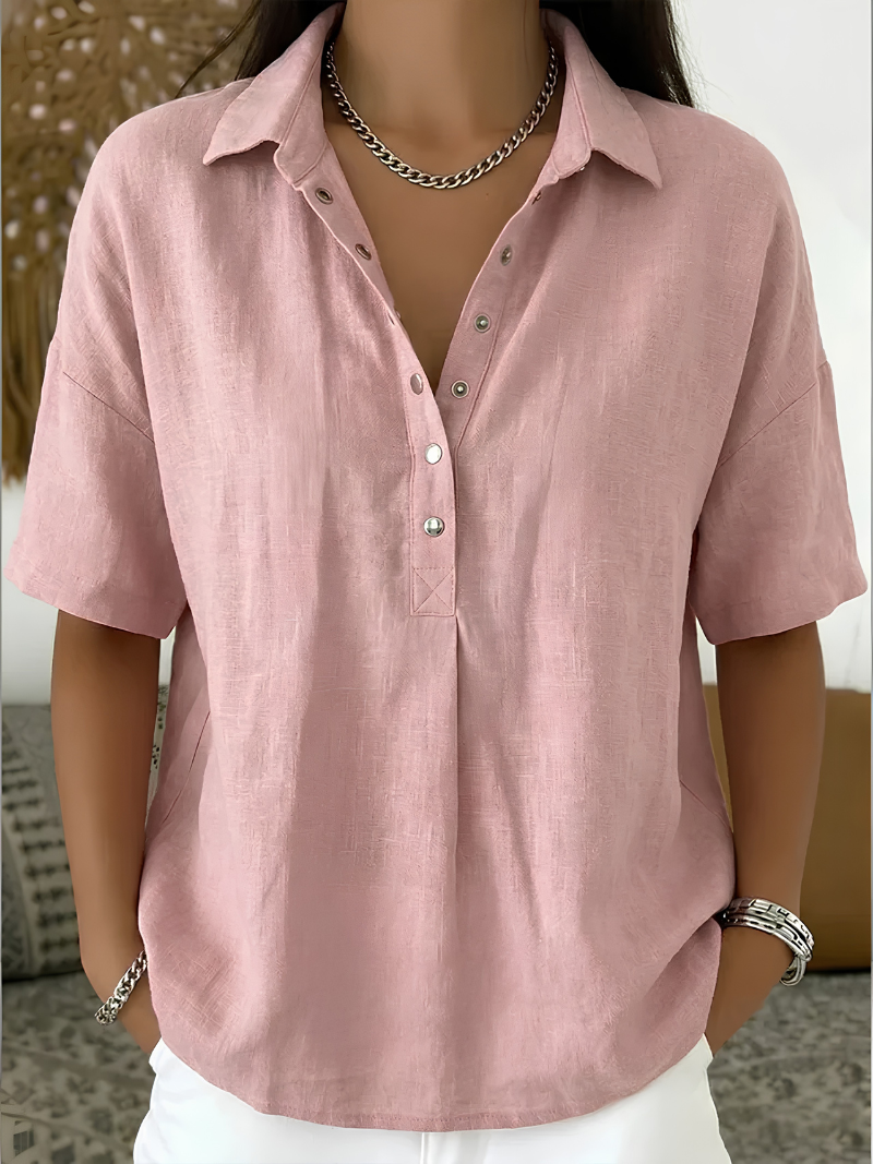 Willow | Blouse with Collar and Button