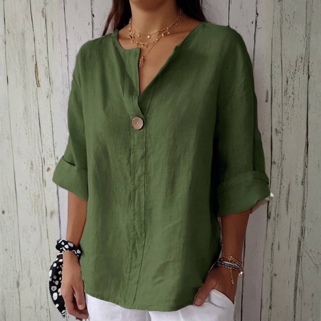 Zamma | Loose-fitting Elegant Blouse