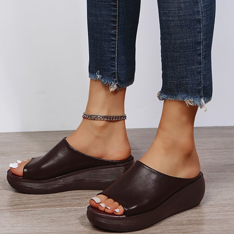 Daria | Slip-On Platform Sandals