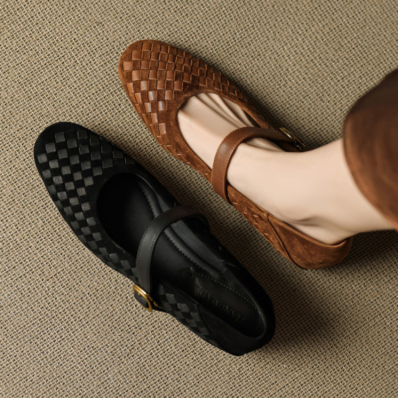 Ardelle Woven Leather Loafers