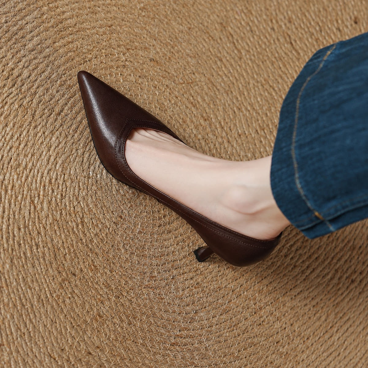 Corva Genuine Leather Heels