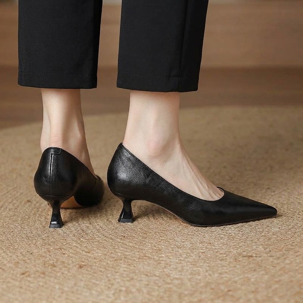 Corva Genuine Leather Heels