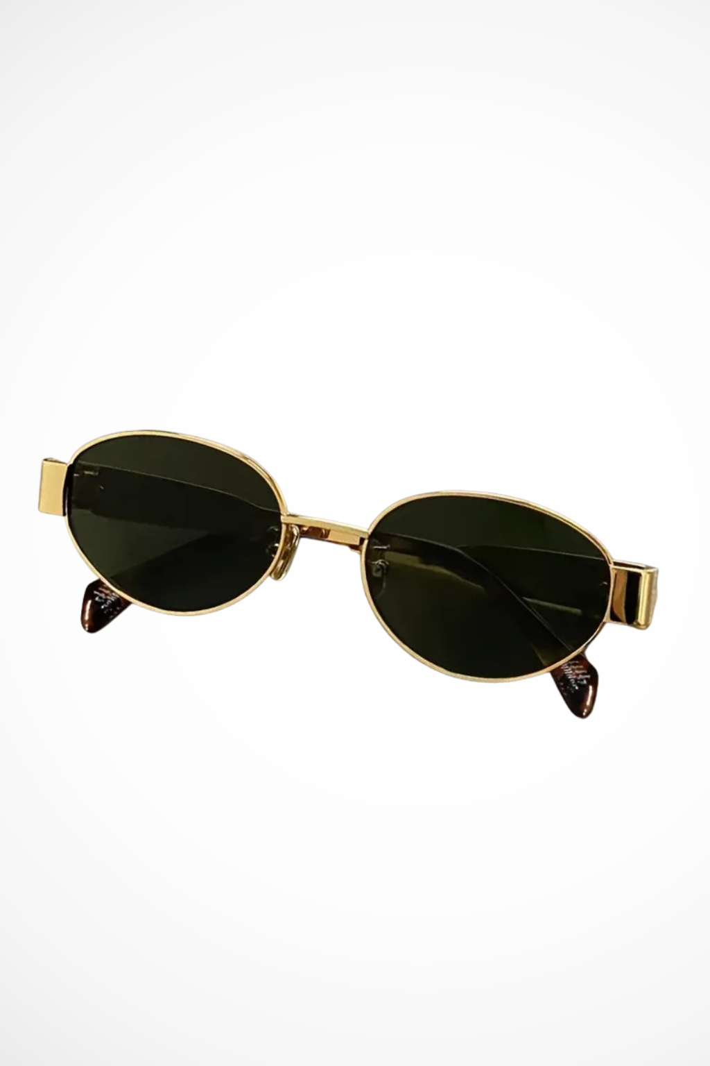 Gold Frame / Green Lens