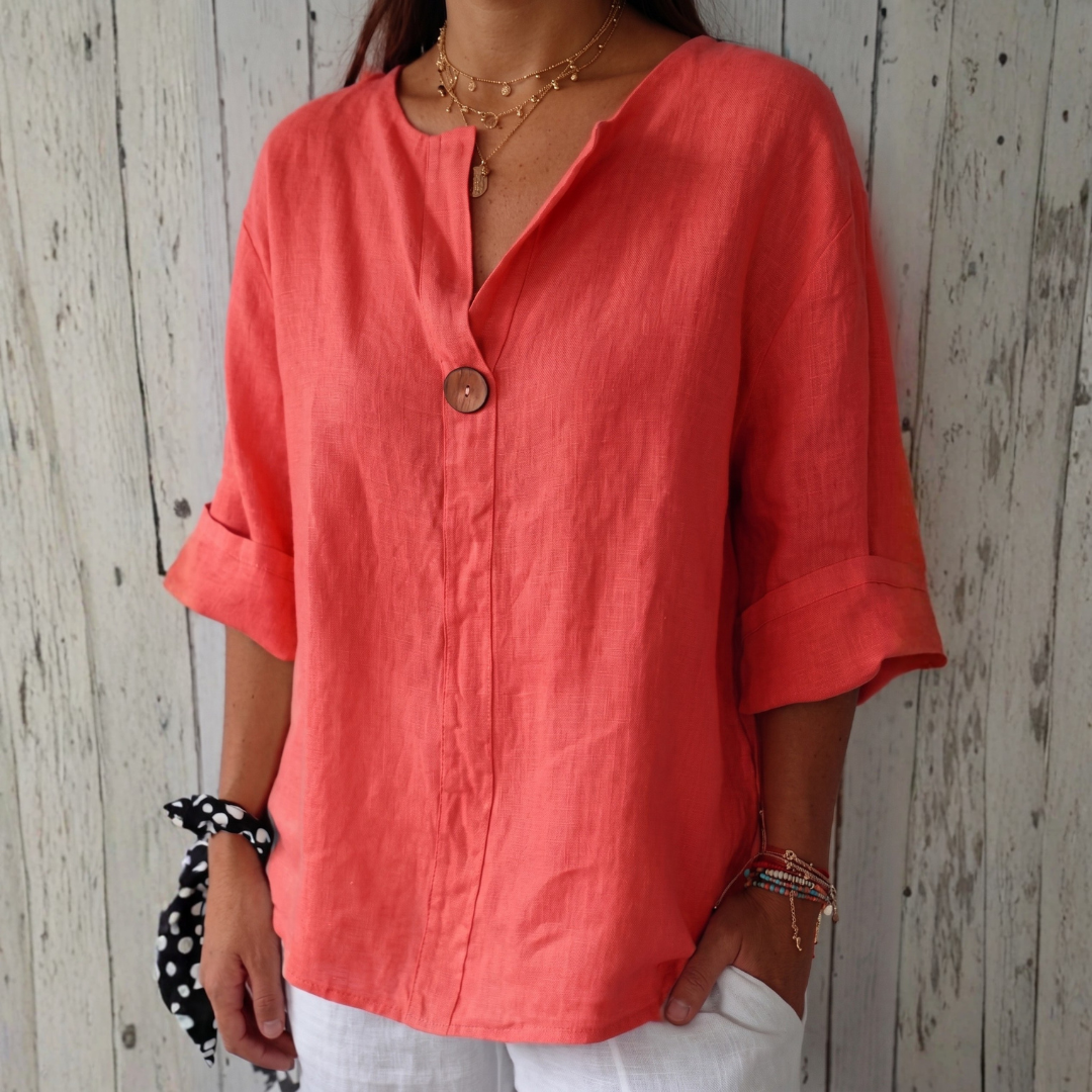 Zamma | Loose-fitting Elegant Blouse