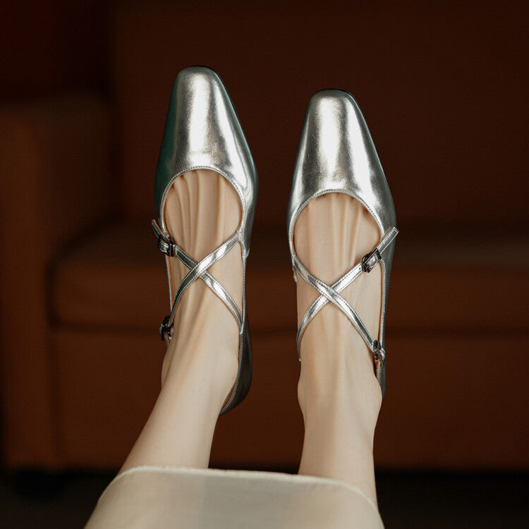 Lorne Genuine Leather Flats