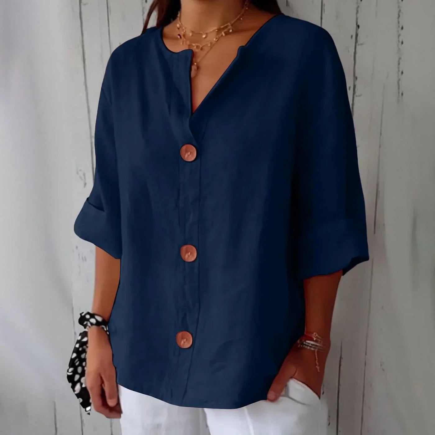 Hazel | Loose-fitting Summer Blouse