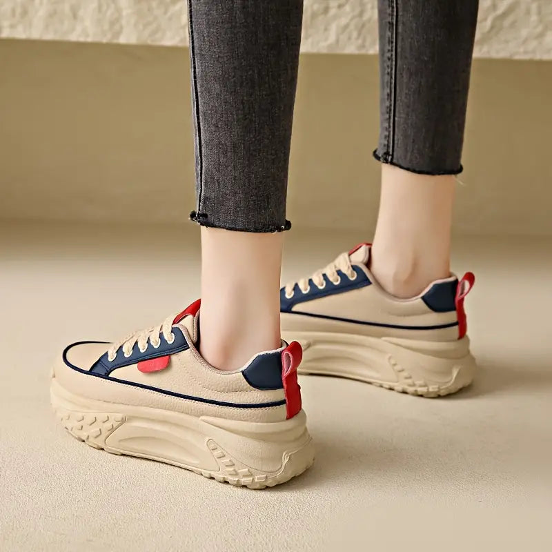 Valentine | Colour Block Platform Sneakers