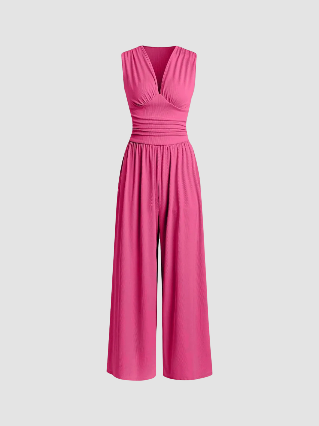 CHARITY – Chic Sleeveless Wide-Leg Jumpsuit