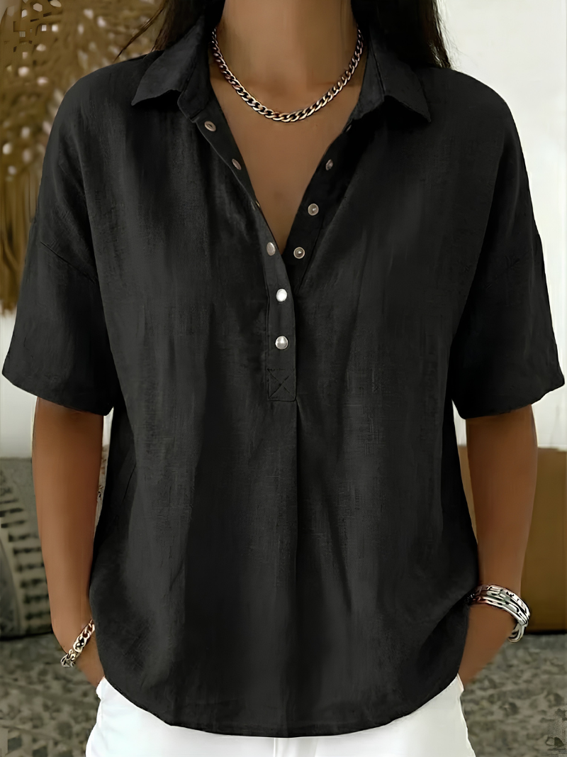 Willow | Blouse with Collar and Button
