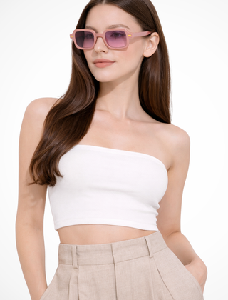 Transparent Pink / Pink Lens