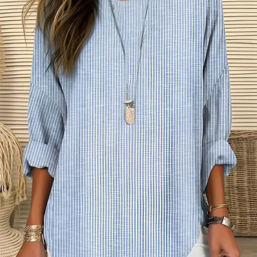 Rhea | Classic Striped Blouse