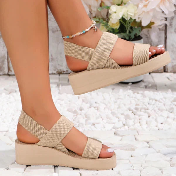 Carys | Rope Platform Beach Sandals