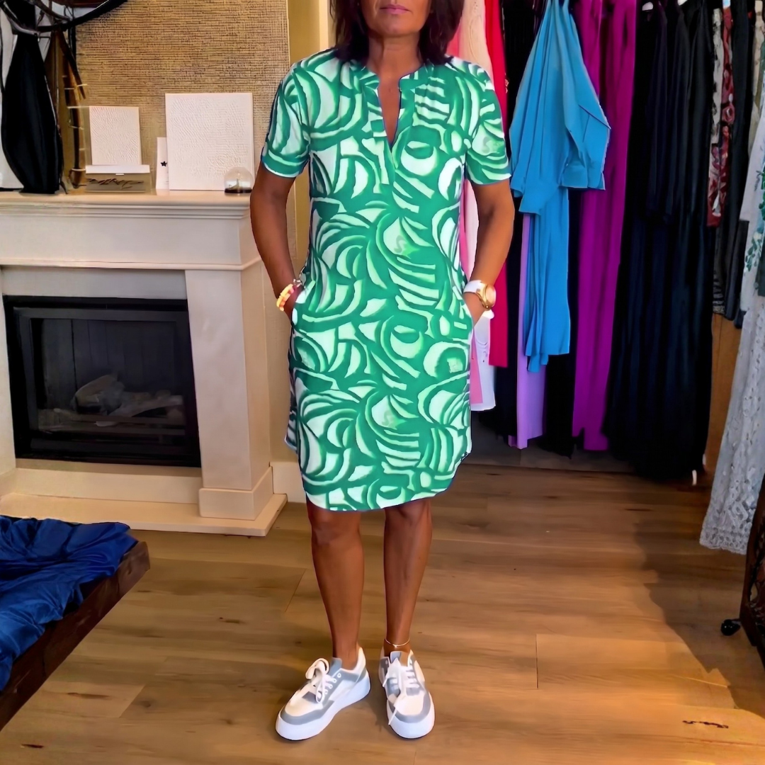 Marije – Dress with Short Sleeves