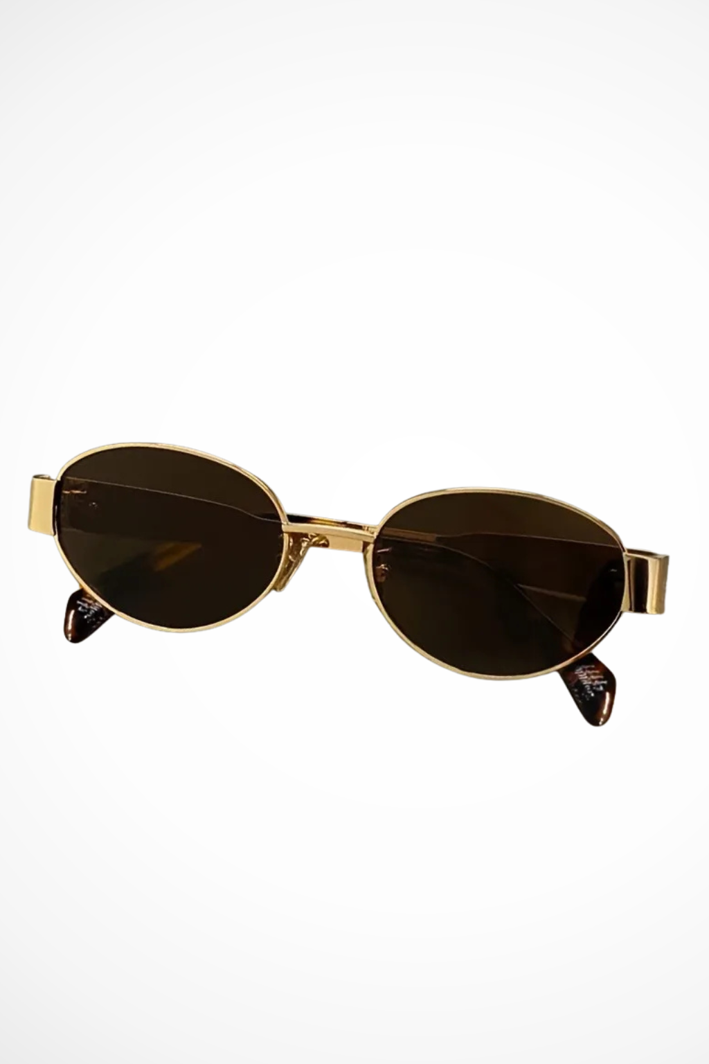 Gold Frame / Brown Lens