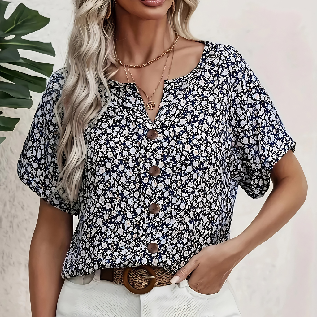 Marnie | Loose Fit Floral Blouse