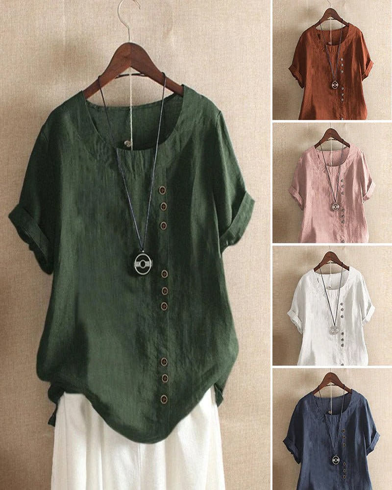 Annette | High-Low Hem Summer Tee