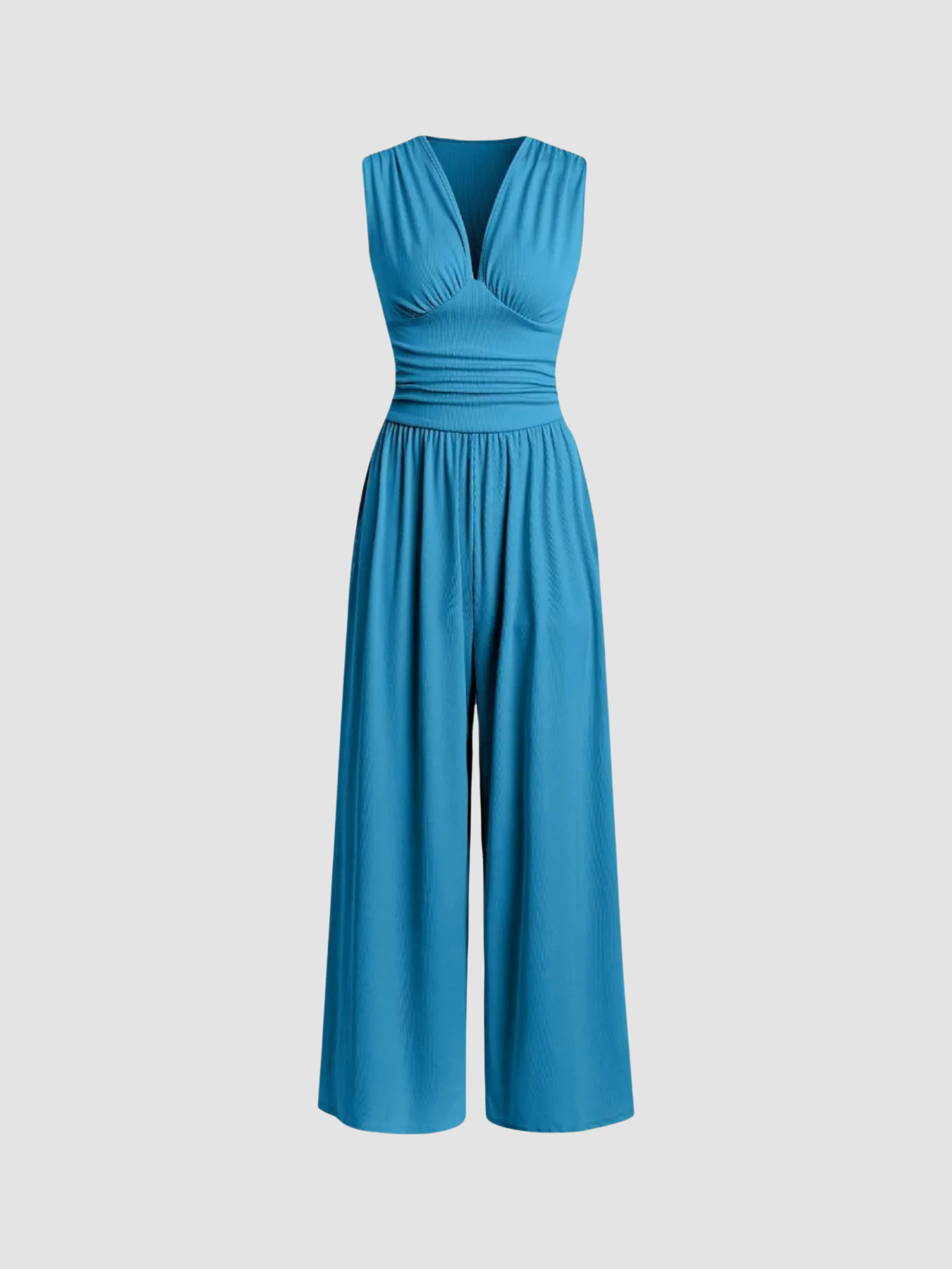 CHARITY – Chic Sleeveless Wide-Leg Jumpsuit