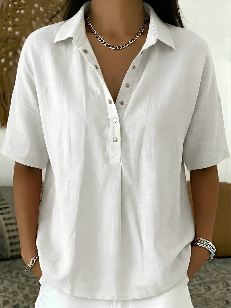 Willow | Blouse with Collar and Button