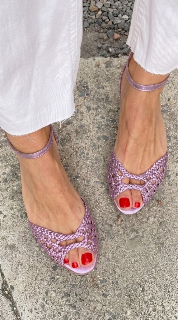 Isadora™ | Gold Braided Sandals