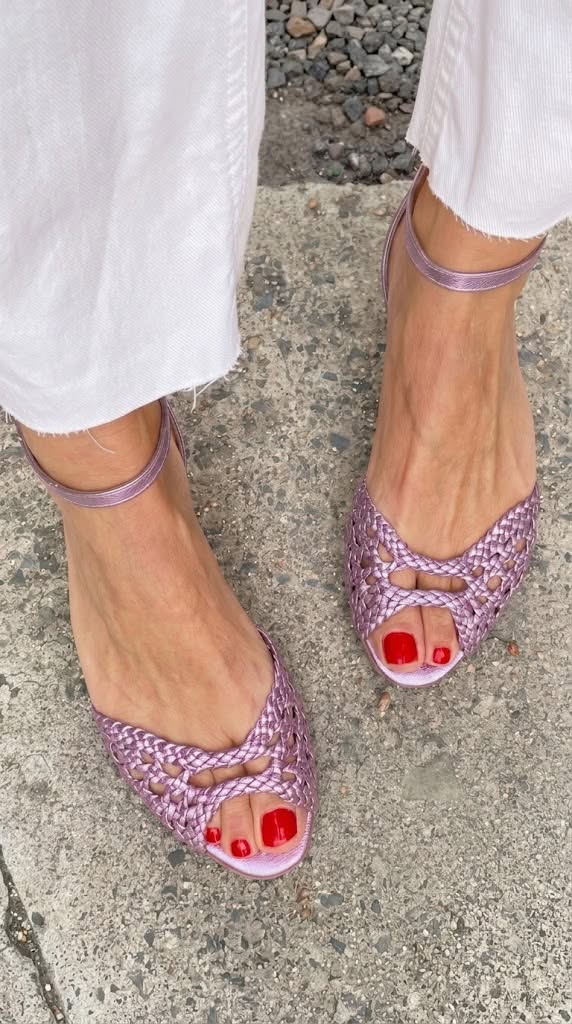 Isadora™ | Gold Braided Sandals